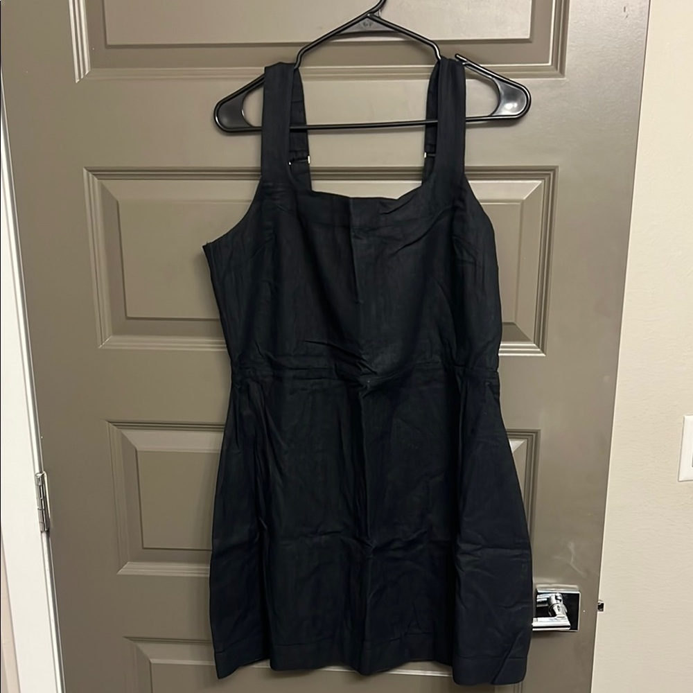 Abercrombie & Fitch Black Linen Dress